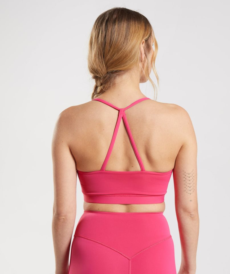 Gymshark Studio Sport Bh Damen Rosa | 12450FCVY