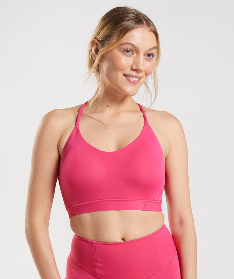 Gymshark Studio Sport Bh Damen Rosa | 12450FCVY