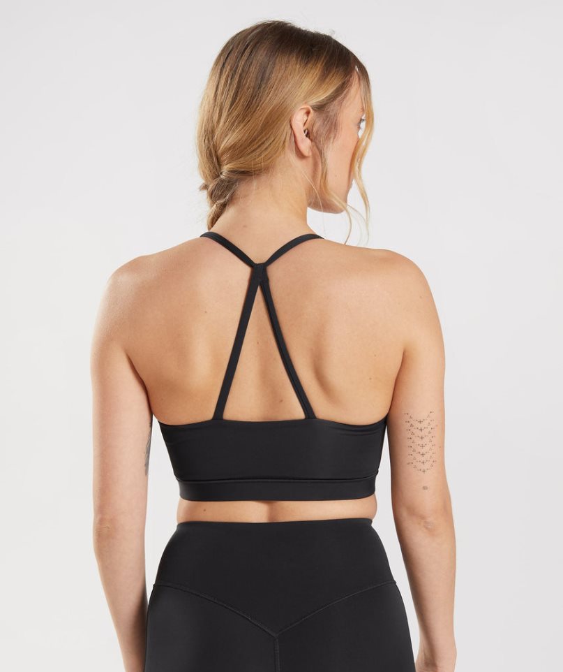 Gymshark Studio Sport Bh Damen Schwarz | 49235AUNO