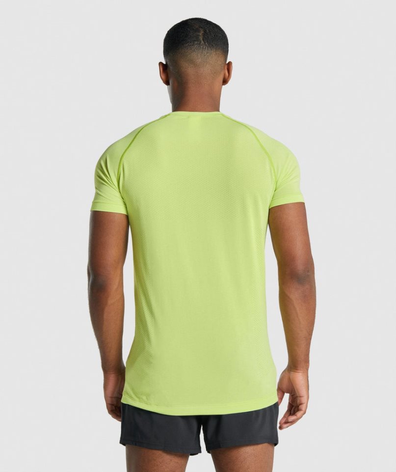 Gymshark Vital Light Seamless T-shirts Herren Gelb | 82395VQOC