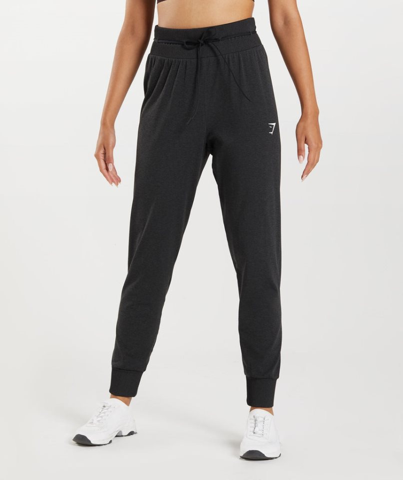 Gymshark Vital Seamless 2.0 Jogginghose Damen Schwarz | 30478PUWN