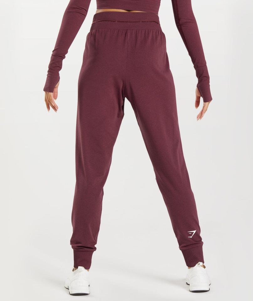 Gymshark Vital Seamless 2.0 Jogginghose Damen Bordeaux | 60238UOEB