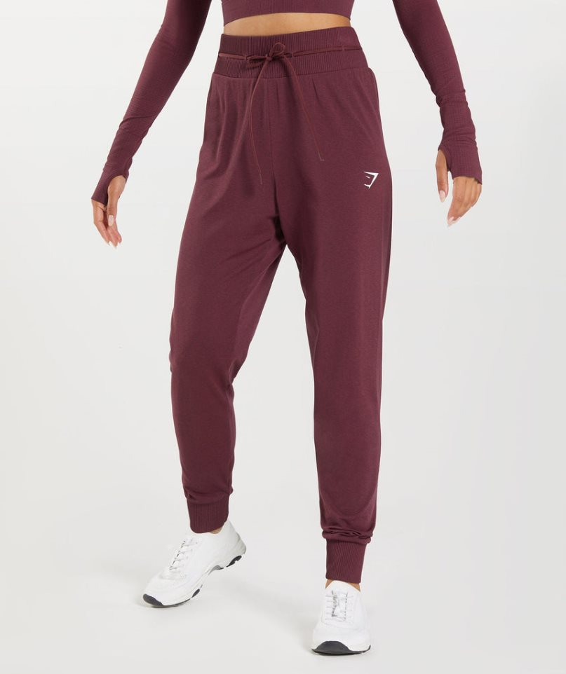 Gymshark Vital Seamless 2.0 Jogginghose Damen Bordeaux | 60238UOEB