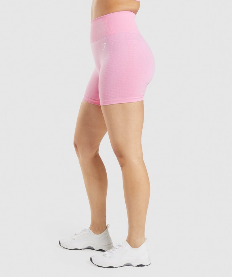 Gymshark Vital Seamless 2.0 Kurze Hose Damen Rosa | 36194OABG