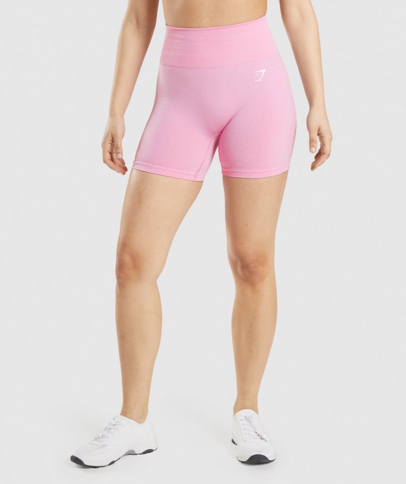 Gymshark Vital Seamless 2.0 Kurze Hose Damen Rosa | 36194OABG