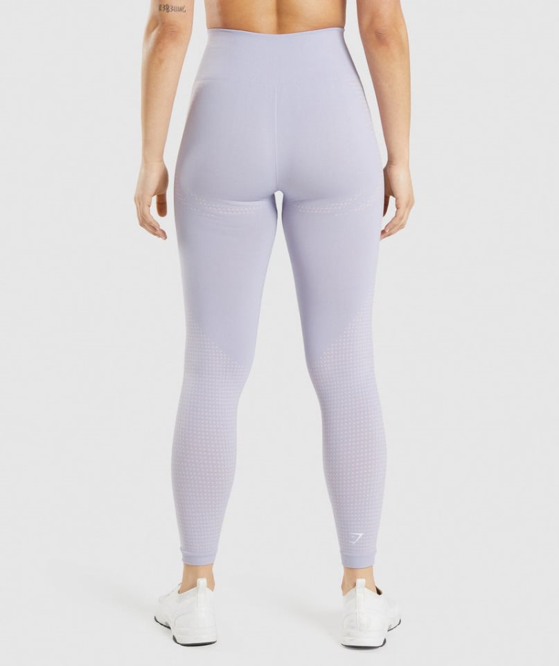 Gymshark Vital Seamless 2.0 Leggings Damen Hellblau | 02587ADSM