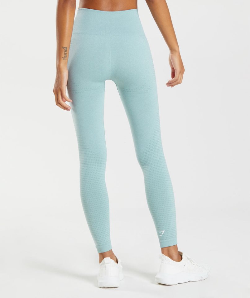 Gymshark Vital Seamless 2.0 Leggings Damen Hellblau | 08467YSKF