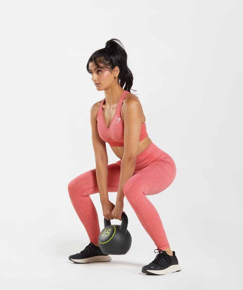 Gymshark Vital Seamless 2.0 Leggings Damen Rosa | 17359DZKA