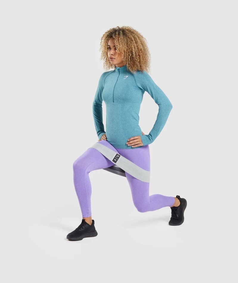 Gymshark Vital Seamless 2.0 Leggings Damen Lavendel | 18579RZUV