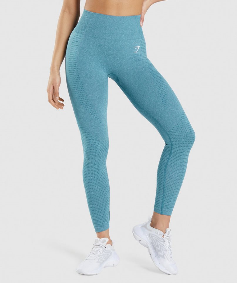 Gymshark Vital Seamless 2.0 Leggings Damen Türkis | 20697OTXP