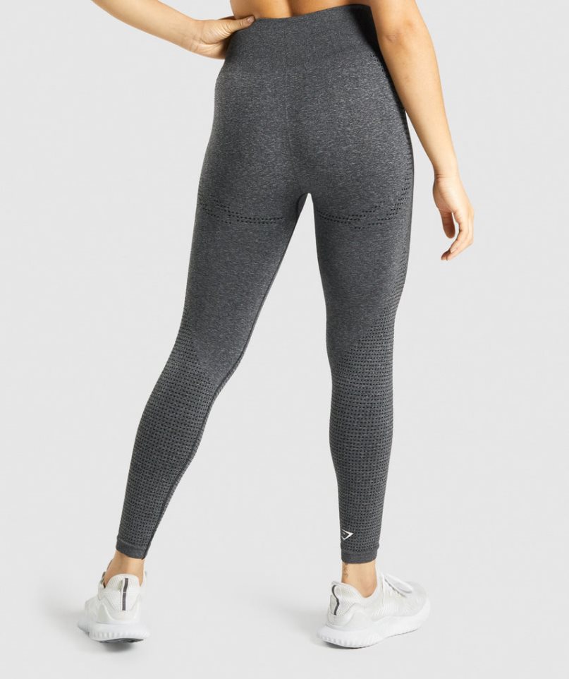 Gymshark Vital Seamless 2.0 Leggings Damen Grau | 40782MNRK