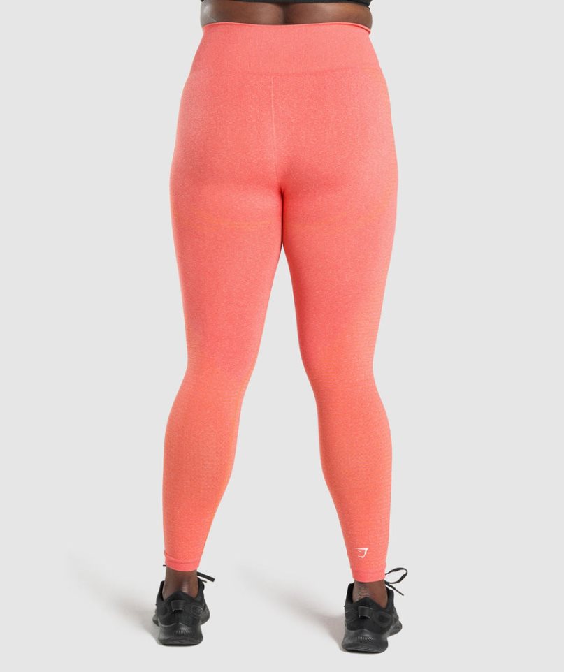 Gymshark Vital Seamless 2.0 Leggings Damen Orange | 63172BLTQ