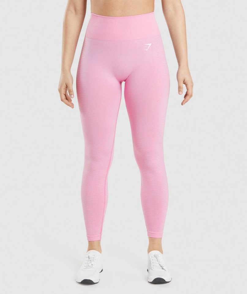 Gymshark Vital Seamless 2.0 Leggings Damen Rosa | 67243AXSD