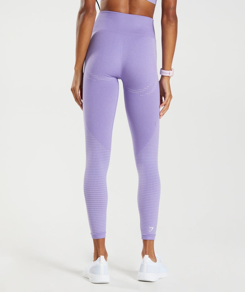 Gymshark Vital Seamless 2.0 Leggings Damen Lavendel | 67508QRWO