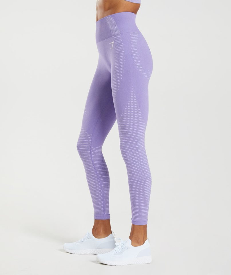 Gymshark Vital Seamless 2.0 Leggings Damen Lavendel | 67508QRWO