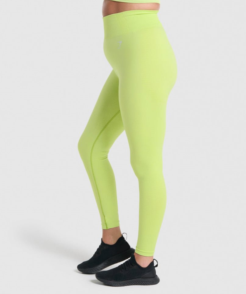 Gymshark Vital Seamless 2.0 Leggings Damen Gelb | 75123DRZK