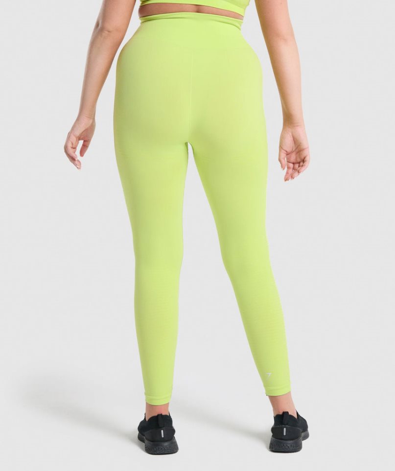 Gymshark Vital Seamless 2.0 Leggings Damen Gelb | 75123DRZK