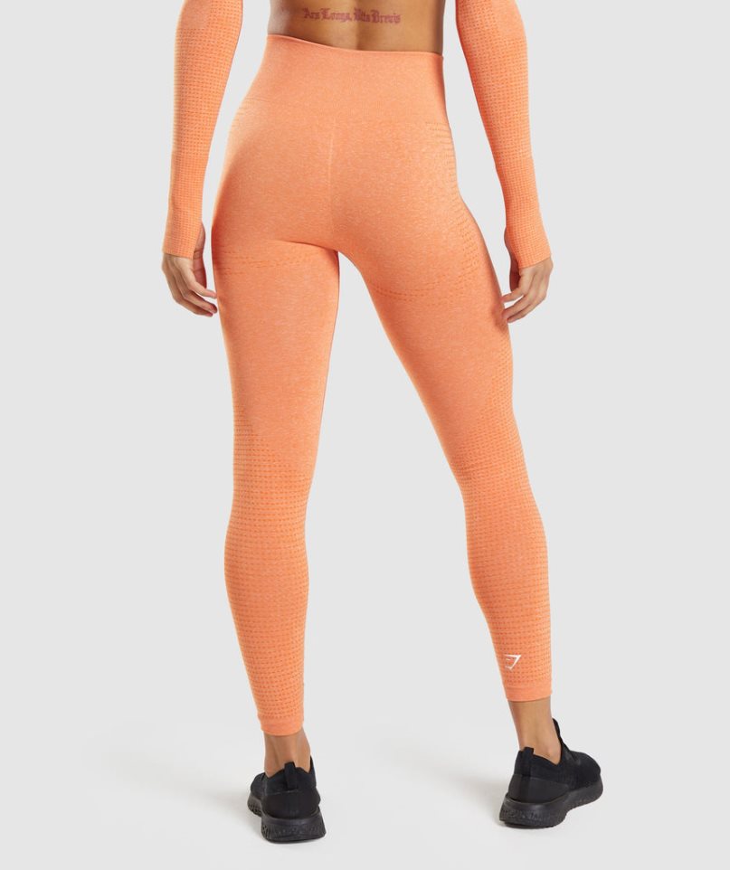 Gymshark Vital Seamless 2.0 Leggings Damen Orange | 82516UCPG