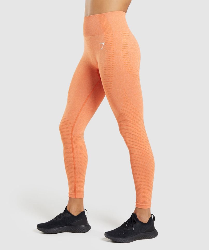 Gymshark Vital Seamless 2.0 Leggings Damen Orange | 82516UCPG