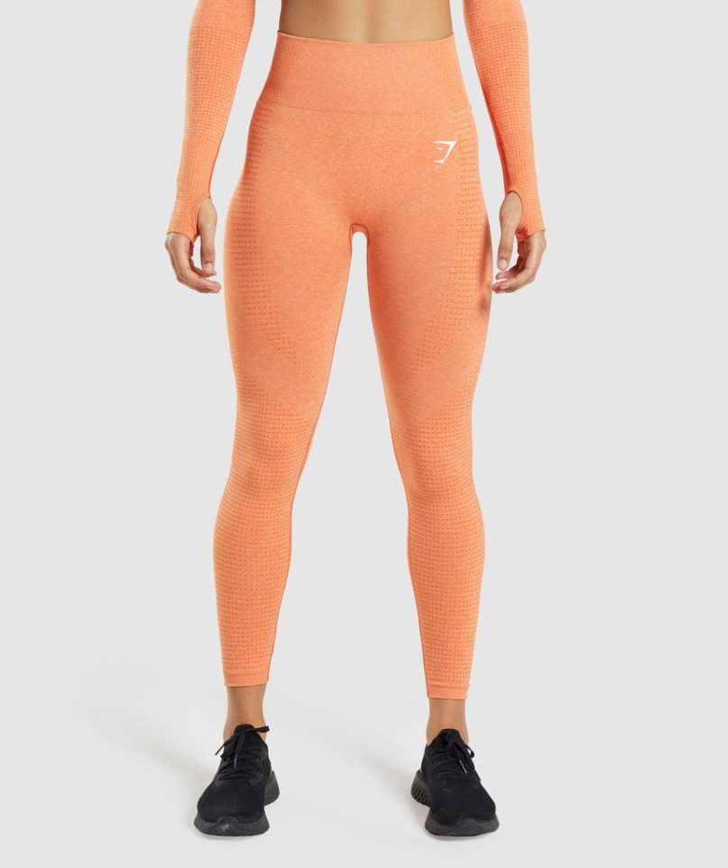 Gymshark Vital Seamless 2.0 Leggings Damen Orange | 82516UCPG