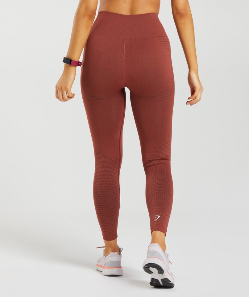 Gymshark Vital Seamless 2.0 Leggings Damen Braun | 90567ASUM