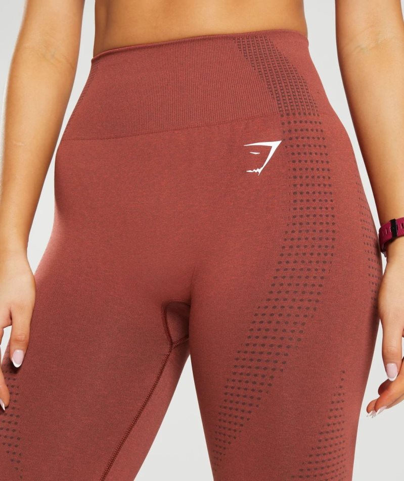 Gymshark Vital Seamless 2.0 Leggings Damen Braun | 90567ASUM