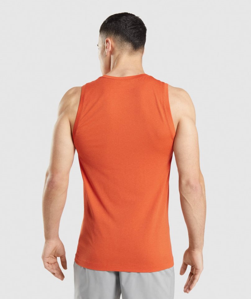 Gymshark Vital Seamless Light Muskelshirt Herren Orange | 17924KPWE