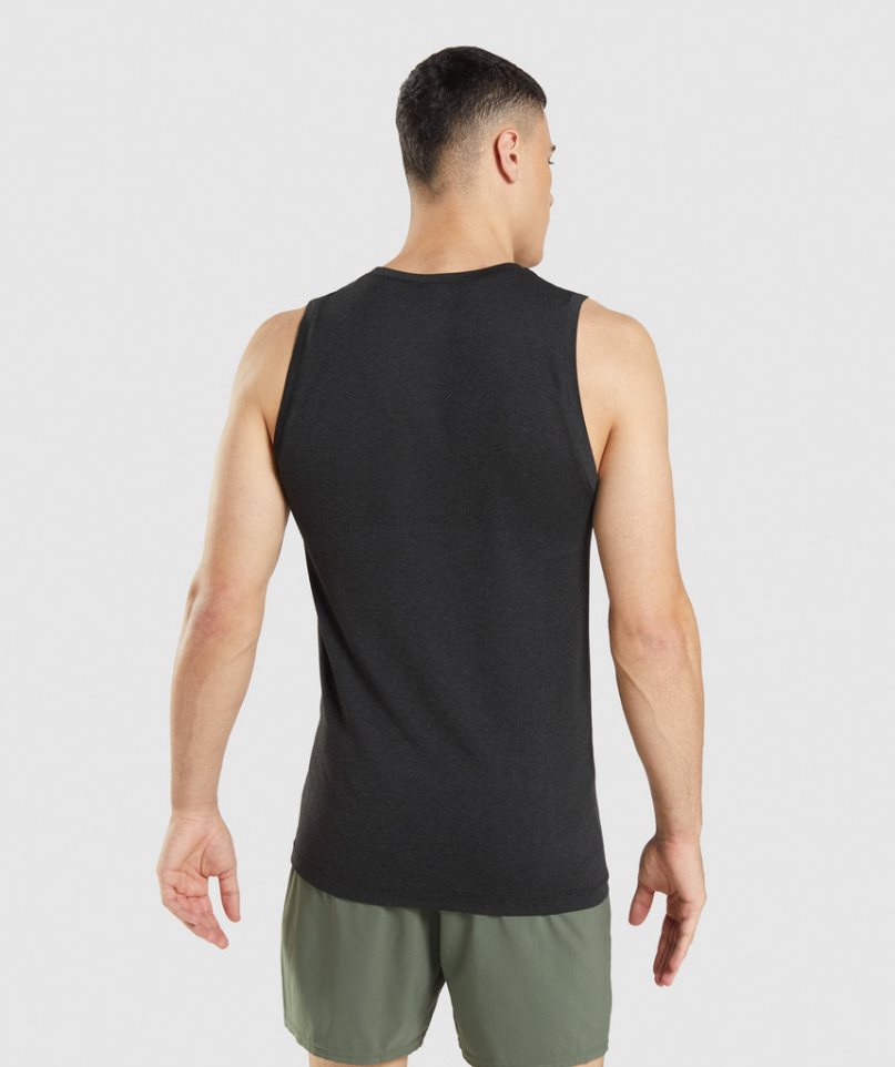 Gymshark Vital Seamless Light Muskelshirt Herren Schwarz | 47261WOTD