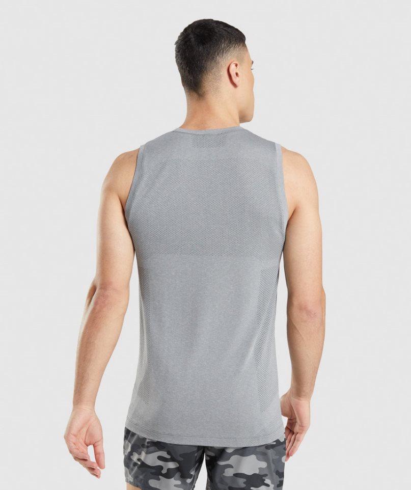 Gymshark Vital Seamless Light Muskelshirt Herren Grau | 47298OJSL