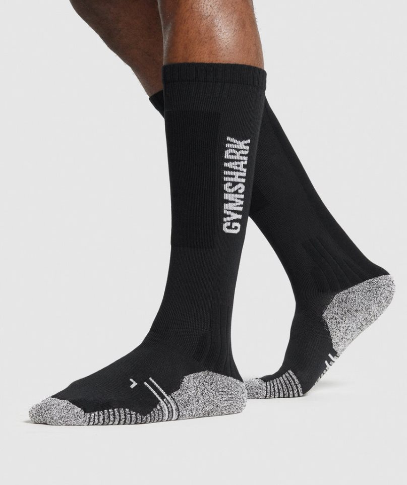 Gymshark Weightlifting Socken Schwarz | 79463LZNK