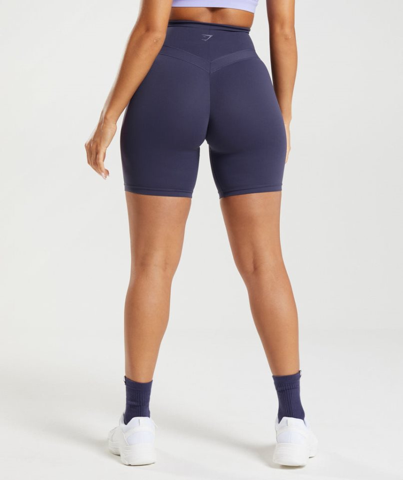 Gymshark Whitney Cycling Kurze Hose Damen Navy | 36854CSAO