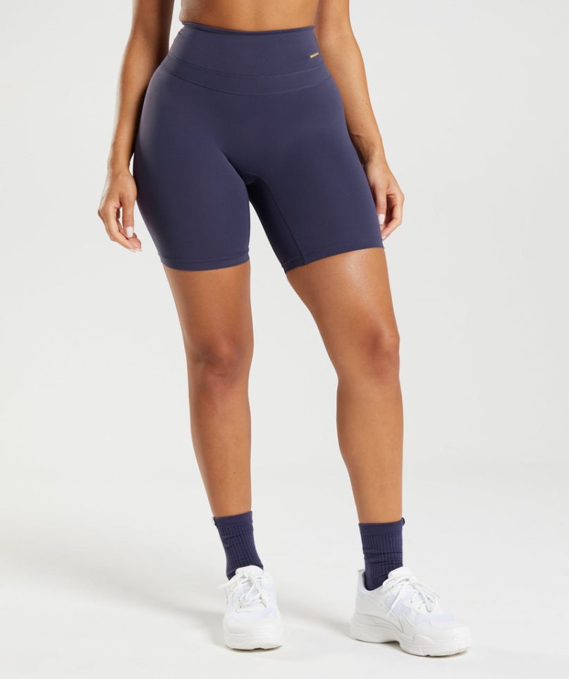 Gymshark Whitney Cycling Kurze Hose Damen Navy | 36854CSAO