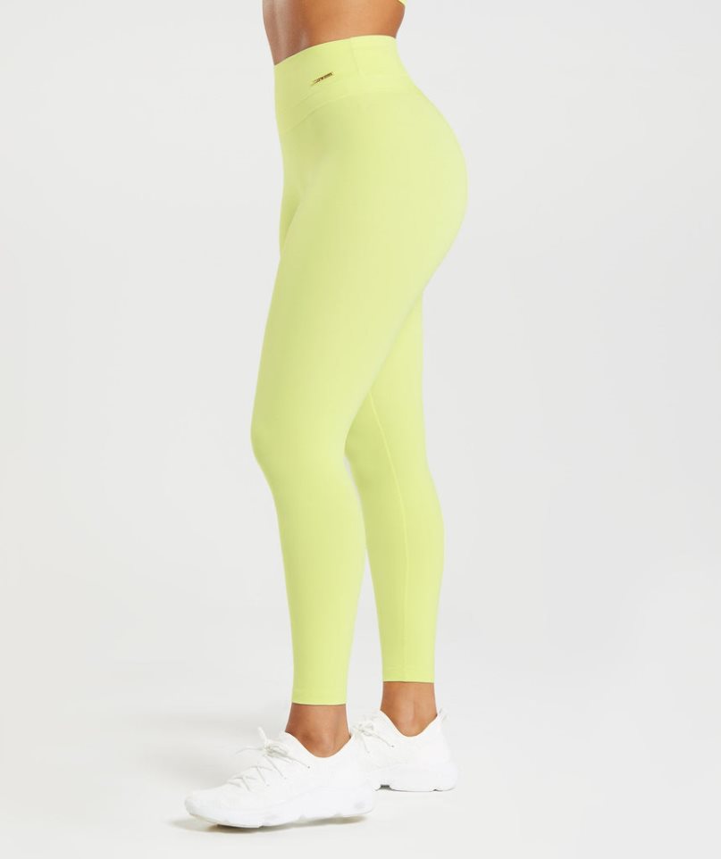 Gymshark Whitney High Rise Leggings Damen Gelb | 16852CYUS