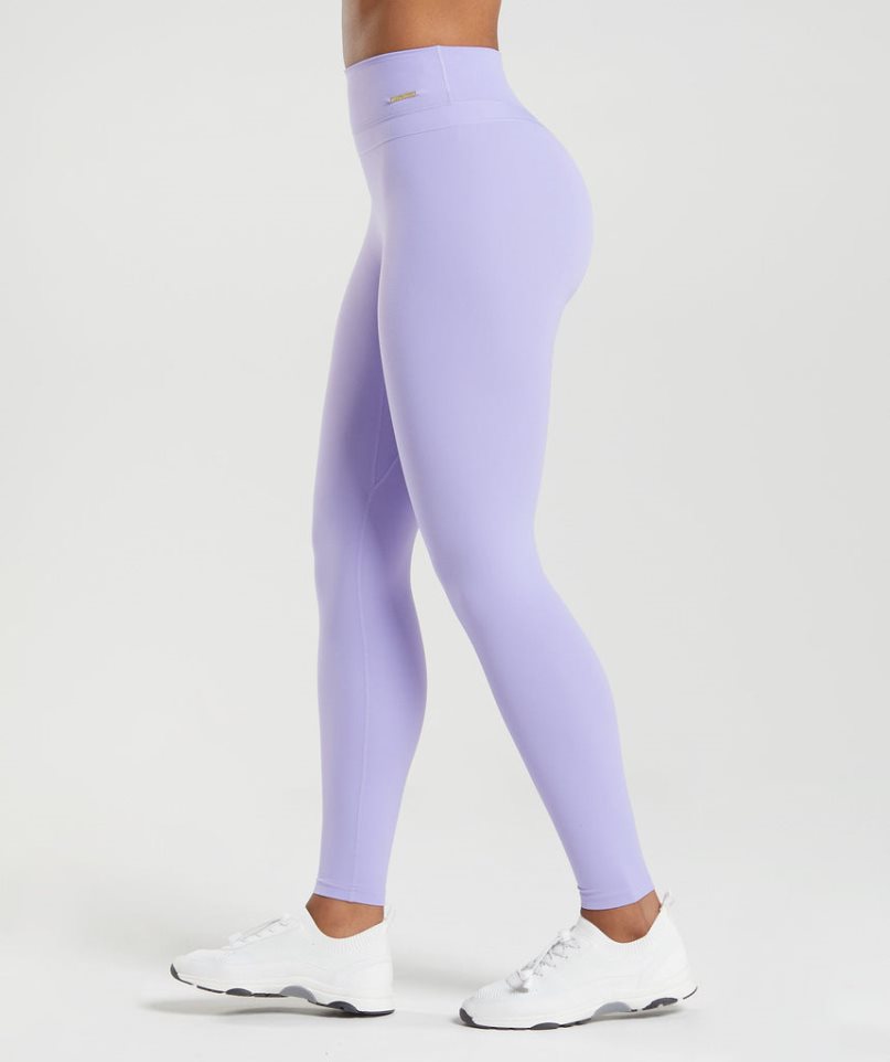 Gymshark Whitney High Rise Leggings Damen Helllila | 18476GJYS