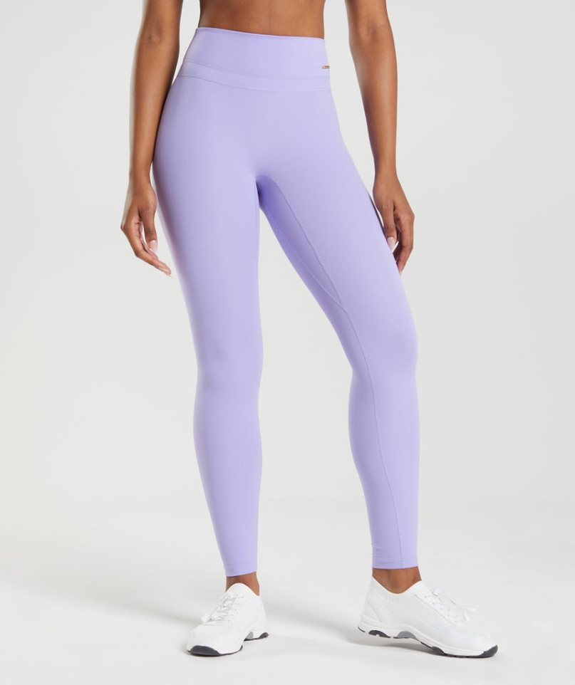 Gymshark Whitney High Rise Leggings Damen Helllila | 18476GJYS