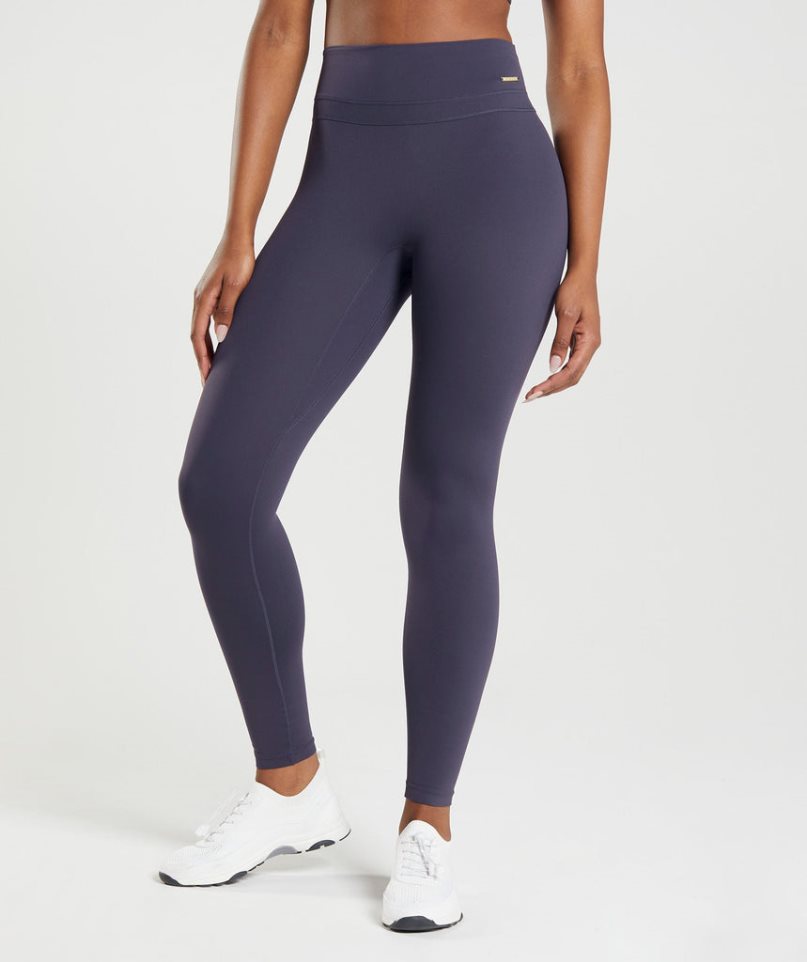 Gymshark Whitney High Rise Leggings Damen Navy | 38769YAFW